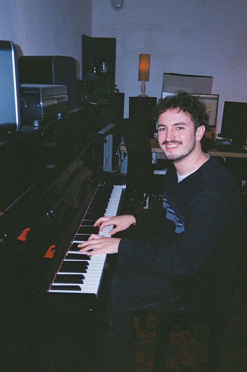 Yago Fernández — music producer, writer and engineer, in his Hackney Wick studio